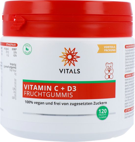 Vitamine C + D3 60 gummies