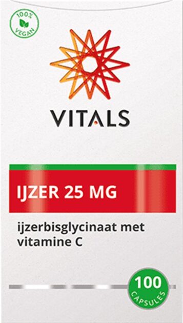 Vitals  IJzer  25 mg   ijzerbisglycinaat met vitamine C