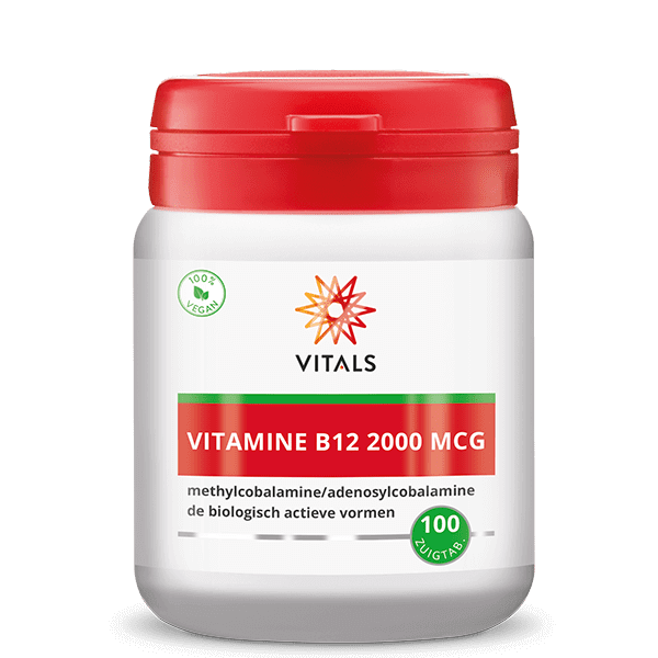 Vitamine B12 2000 mcg 100 zuigtabletten