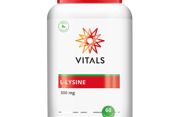 Vitals – L-lysine – 500 mg – 60 Capsules