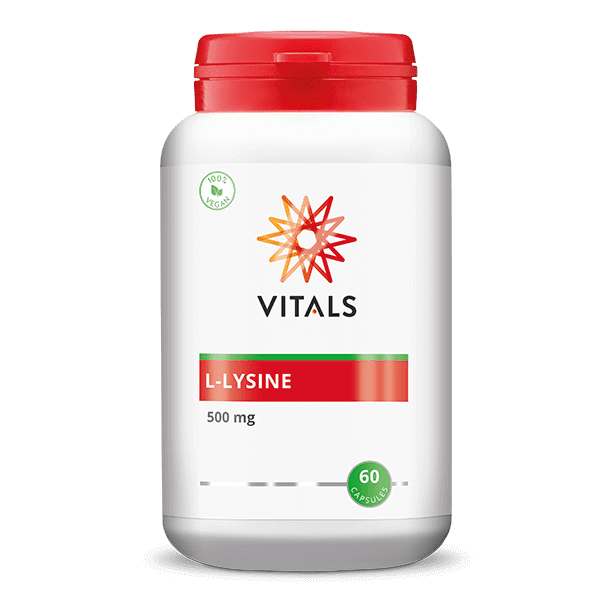 Vitals – L-lysine – 500 mg – 60 Capsules