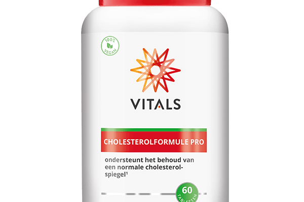 Vitals – Cholesterolformule pro – 60 tabletten – ondersteunt het behoud van een normale cholesterolspiegel