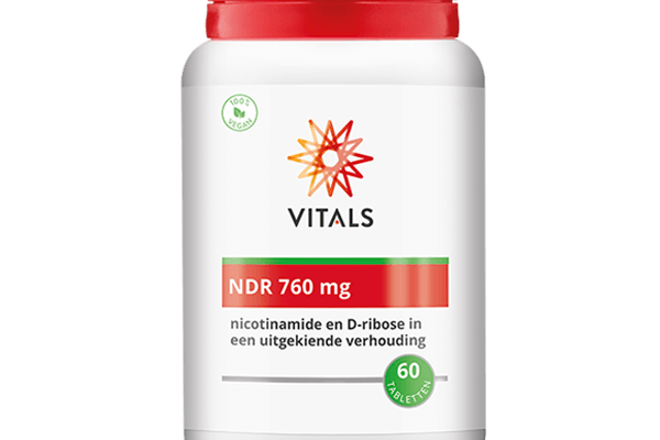 Vitals NDR 760mg – 60 Tabletten – Nicotinamide en D-ribose in een uitgekiende verhouding